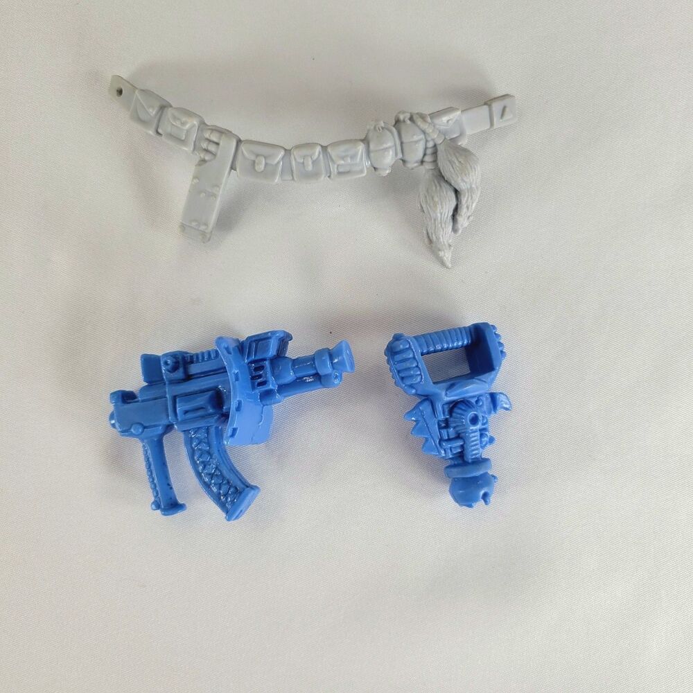 1990 TMNT Triceraton Ninja Turtles Vintage Accessories Gun Belt Weapons Parts